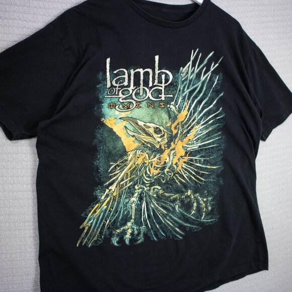 lamb of god 2022 omens band tee - Picture 3 of 7